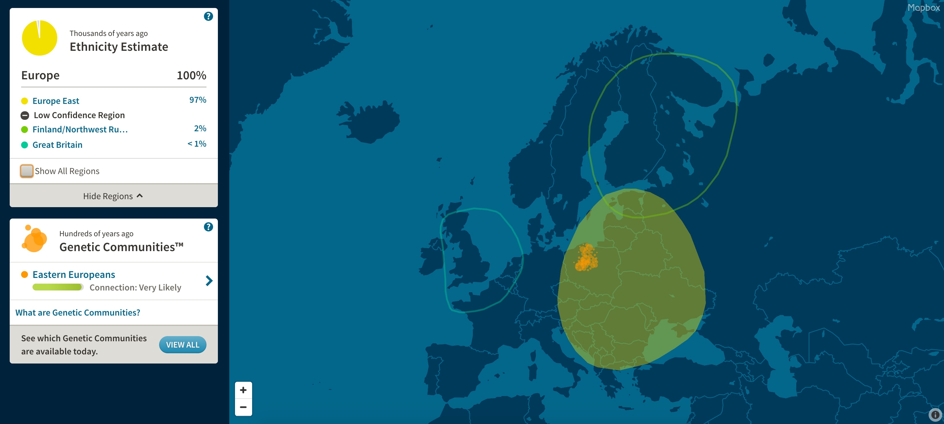 DNA Ergebnisse von Ania