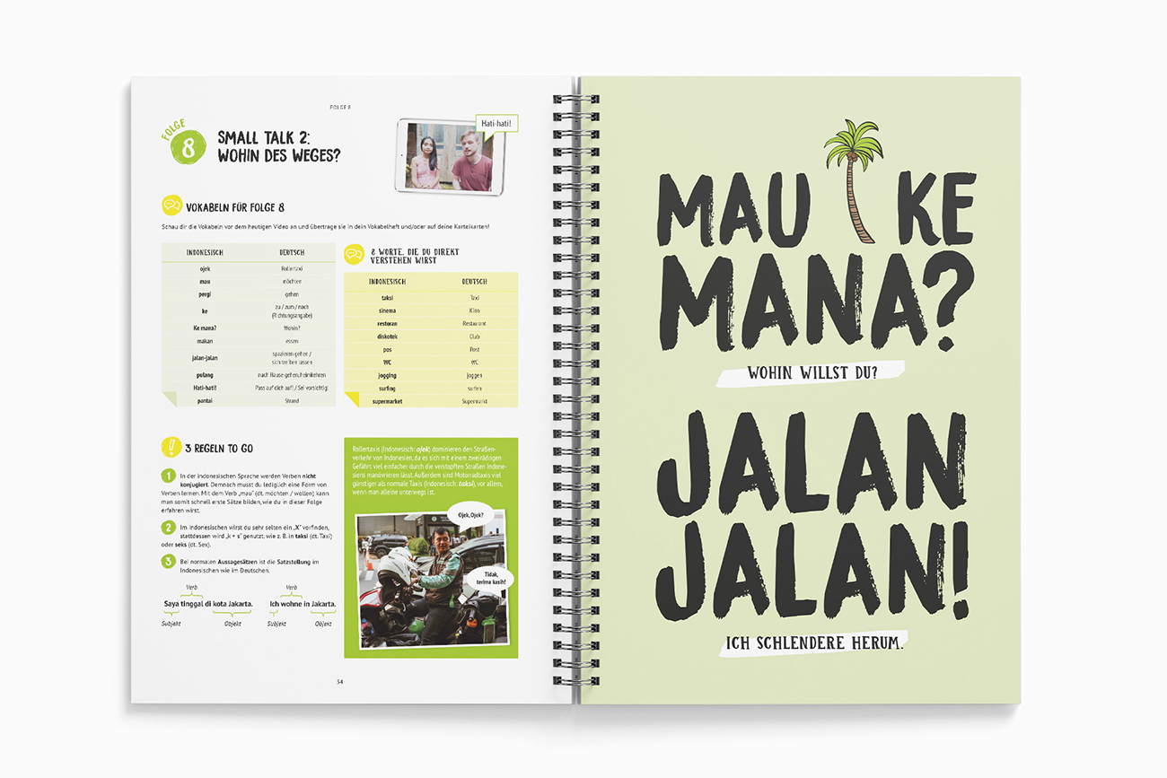 Nachhaltige Geschenke für Reisende: Sprachkurs Indonesisch