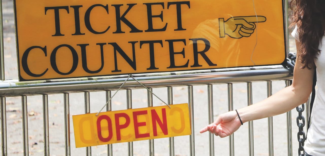 Ticket Counter am Semenggoh