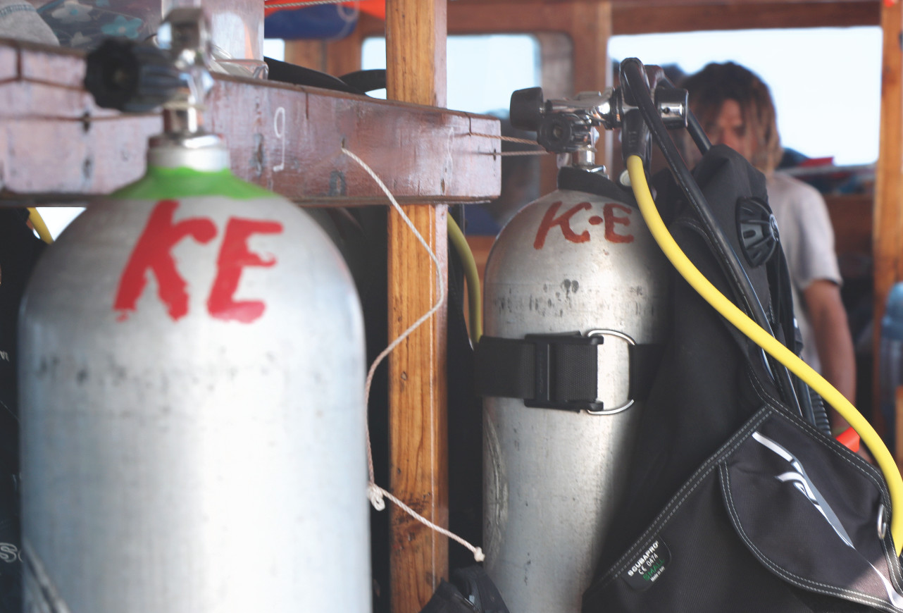 Tauchschein auf Komodo: Equipment