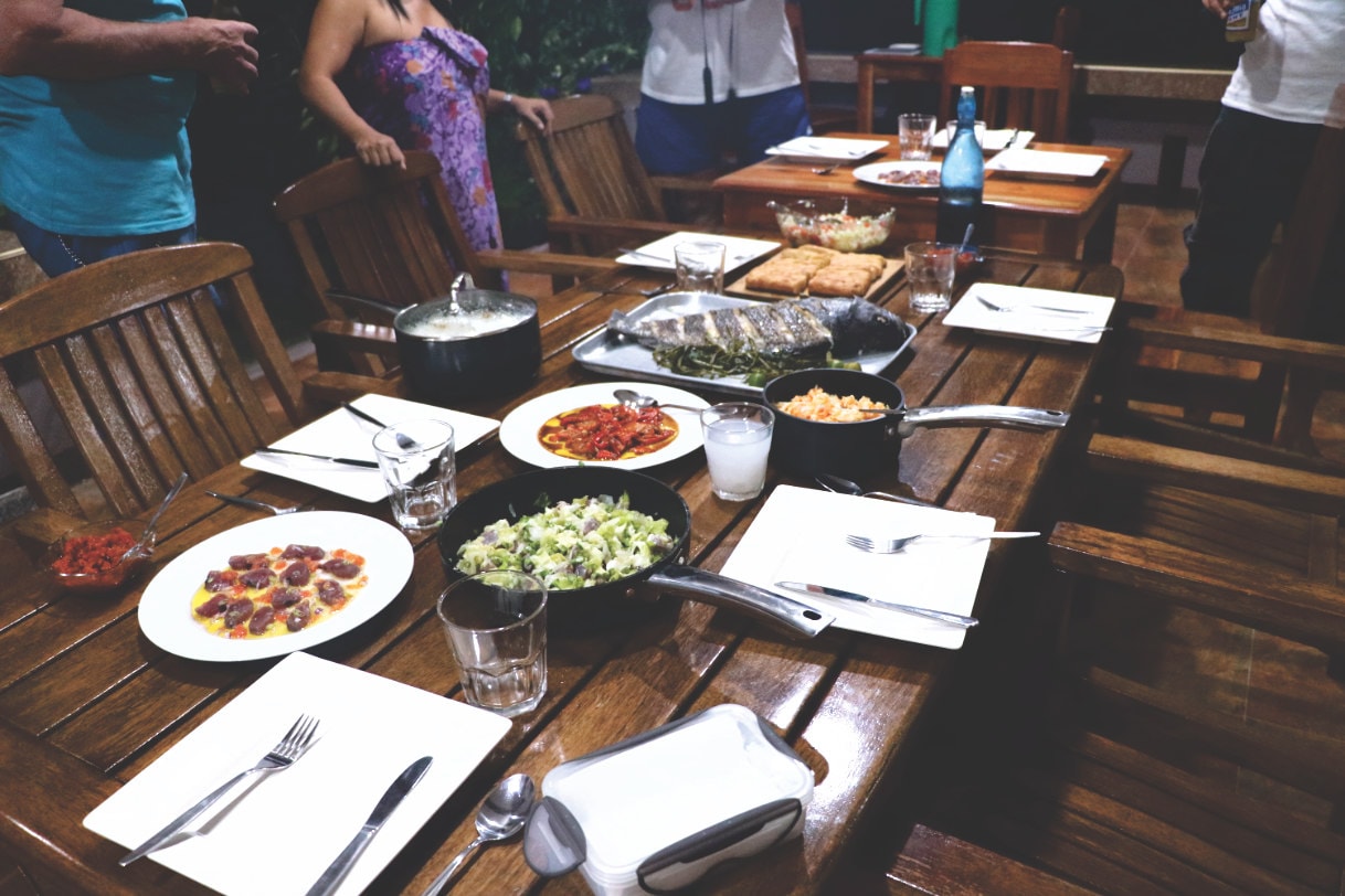 Abendessen auf Siquijor Abendessen auf Siquijor