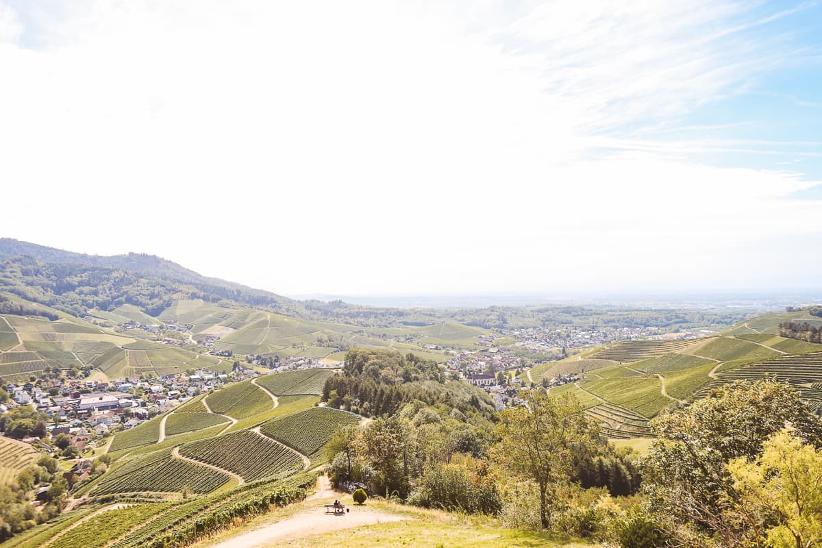Baden-Württemberg: Ausblick Schloss Staufenberg