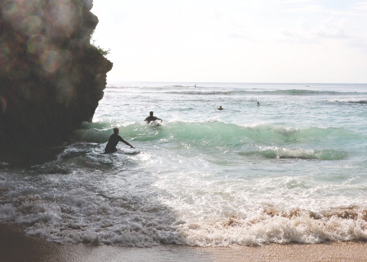 Blute Point Beach in Uluwatu