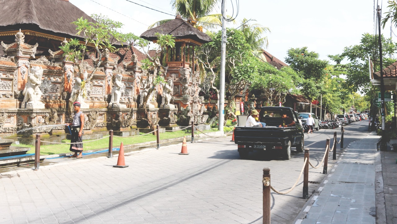 Straße in Ubud