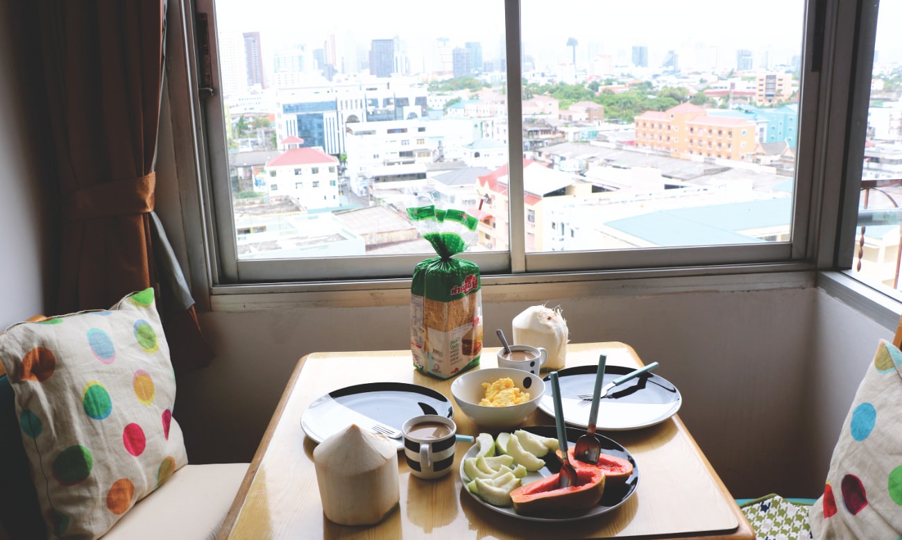 Frühstück in Bangkok