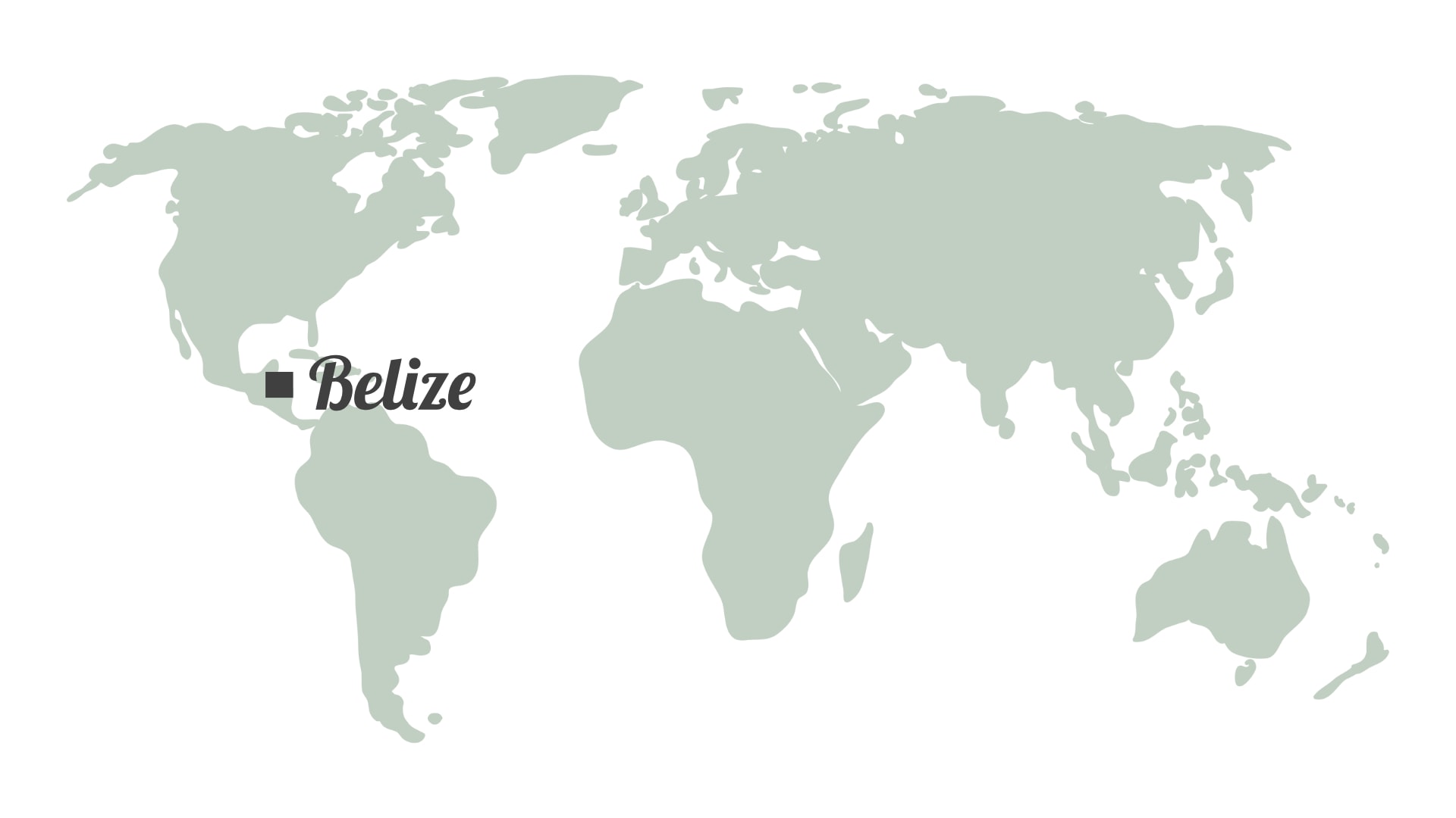 Karte von Belize