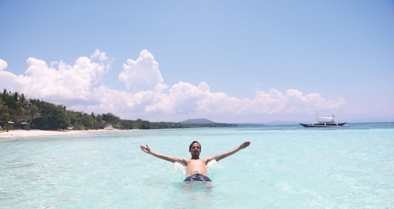 Daniel im Amarela Beach