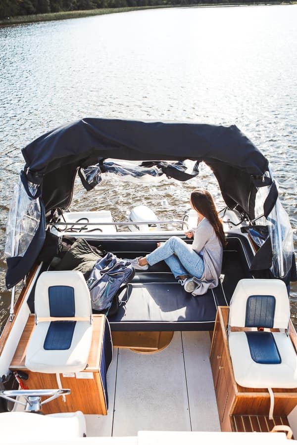 Rheinsberg Seengebiet/Gewässer - Motorboot-Tour