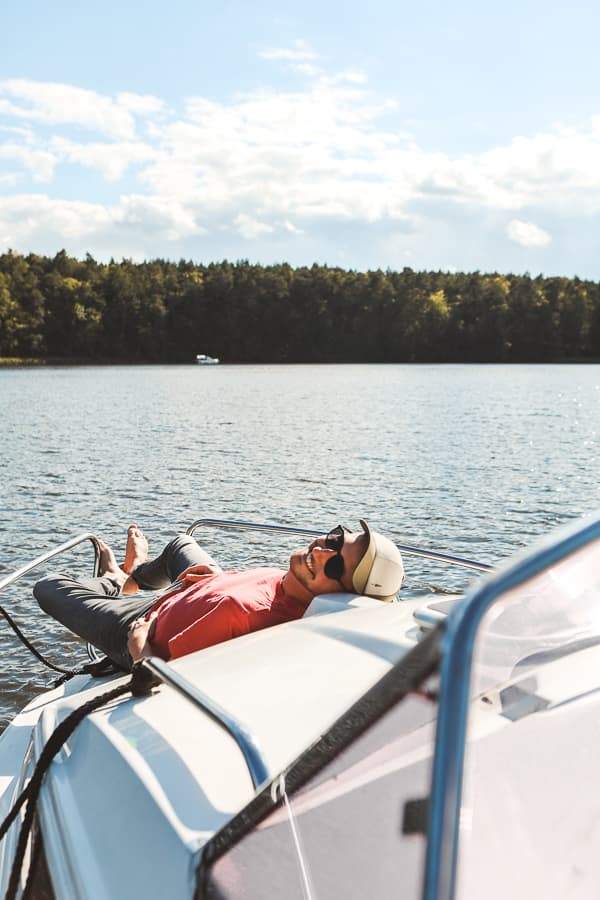 Rheinsberg Seengebiet/Gewässer - Motorboot-Tour