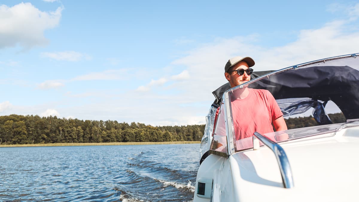 Rheinsberg Seengebiet/Gewässer - Motorboot-Tour
