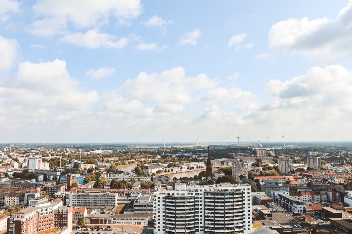 Bremerhaven - Sehenswürdigkeiten - Sail City Bremerhaven - Sehenswürdigkeiten - Sail City - Ausblick