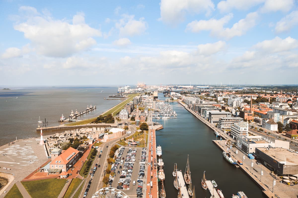 Bremerhaven - Sehenswürdigkeiten - Sail City Bremerhaven - Sehenswürdigkeiten - Sail City - Ausblick