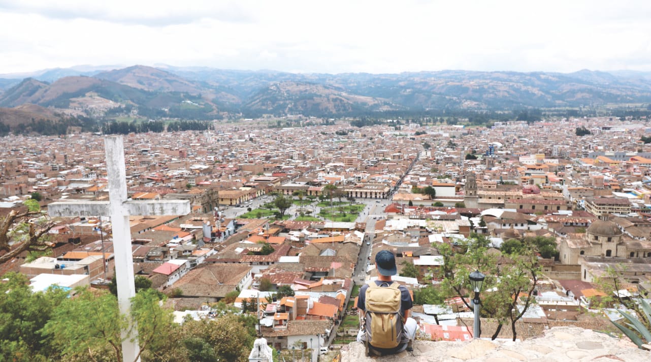 Ausblick auf Cajamarca Ausblick auf Cajamarca