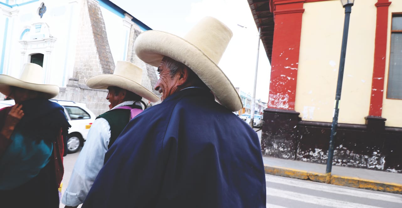 Einheimische in Cajamarca Einheimische in Cajamarca