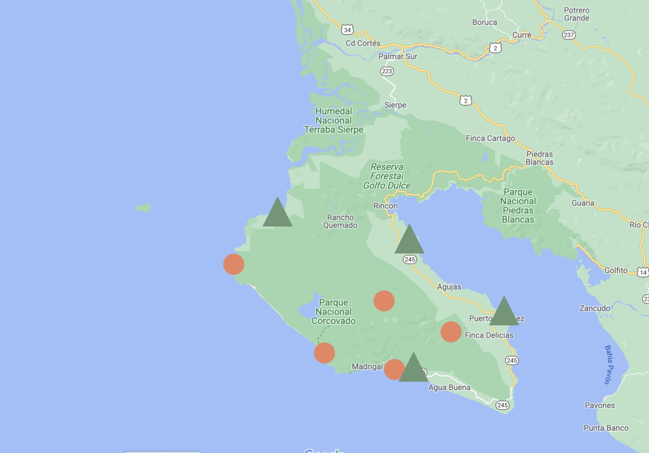 Rangerstationen im Corcovado Nationalpark