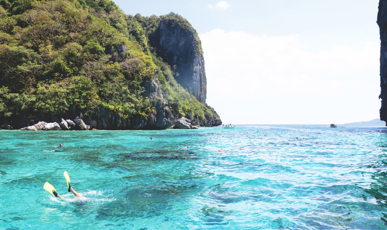 El Nido mit kristallklarem Wasser El Nido mit kristallklarem Wasser