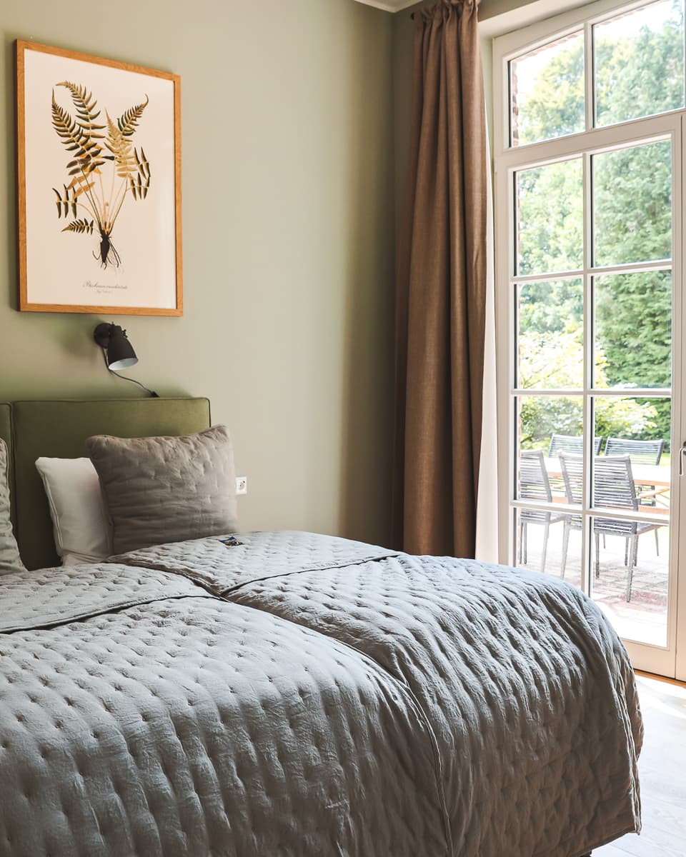 Ferienwohnung in Ostfriesland - Forsthaus Gödens - Schlafzimmer