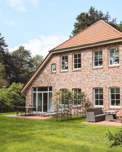 Ferienwohnung in Ostfriesland - Forsthaus Gödens - Terrasse