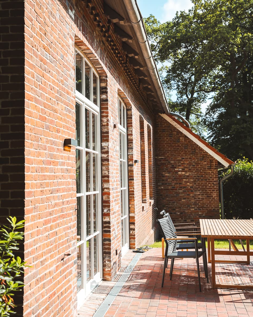 Ferienwohnung in Ostfriesland - Forsthaus Gödens - Terrasse