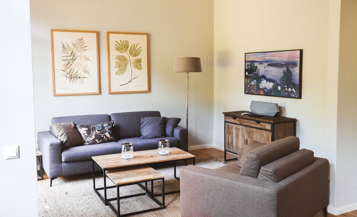 Ferienwohnung in Ostfriesland - Forsthaus Gödens - Wohnzimmer