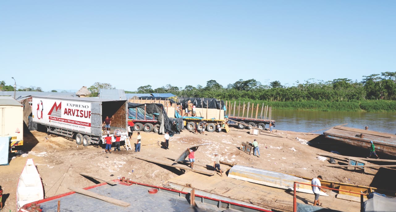 Hafen in Yurimaguas Hafen in Yurimaguas