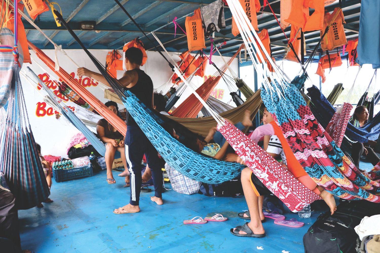 Hängematten des Frachtschiffs Hängematten des Frachtschiffs