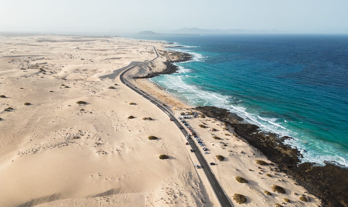 Fuerteventura Sehenswürdigkeiten - Playa de Moro Strand