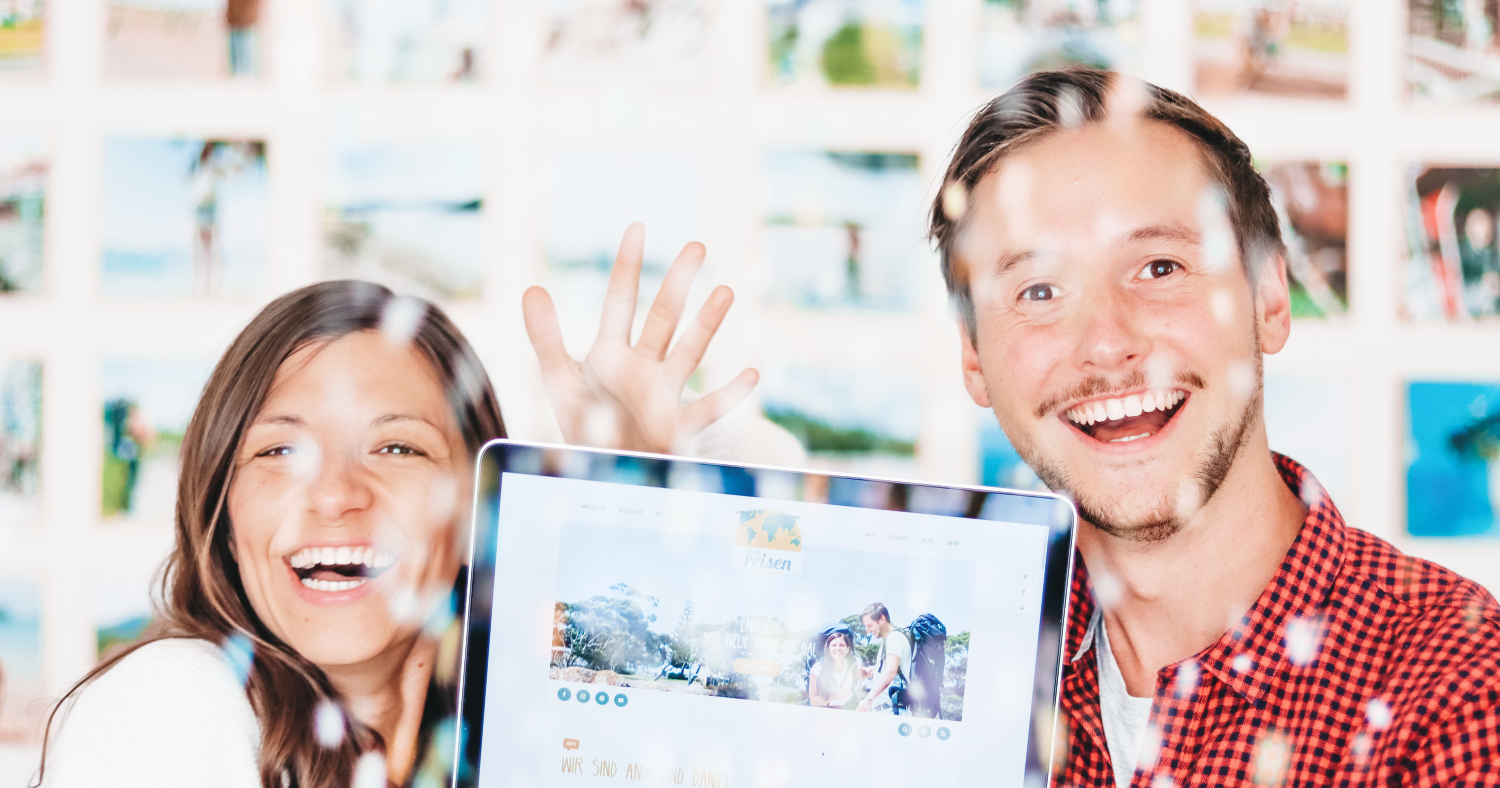 Wir sind online! Wir sind online!