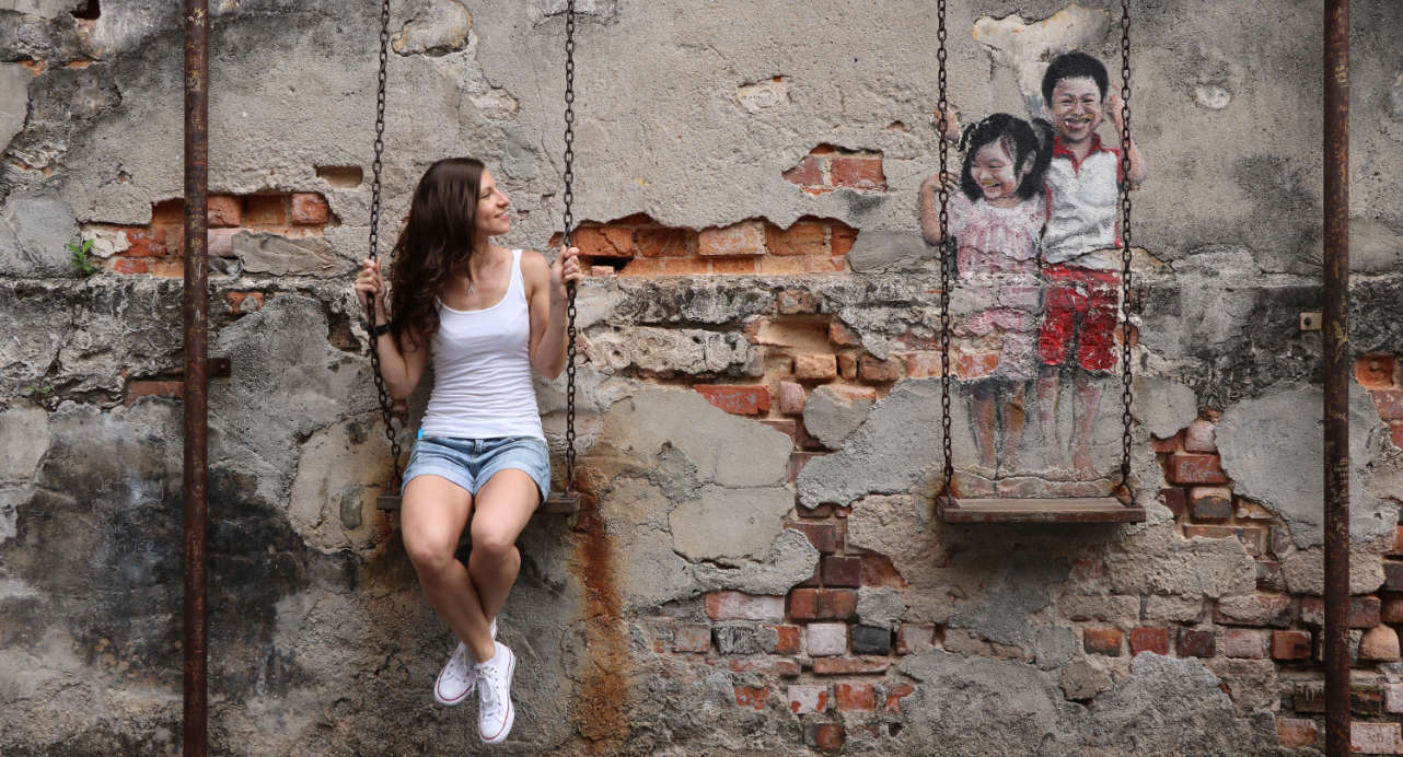 Street Art in George Town auf Penang