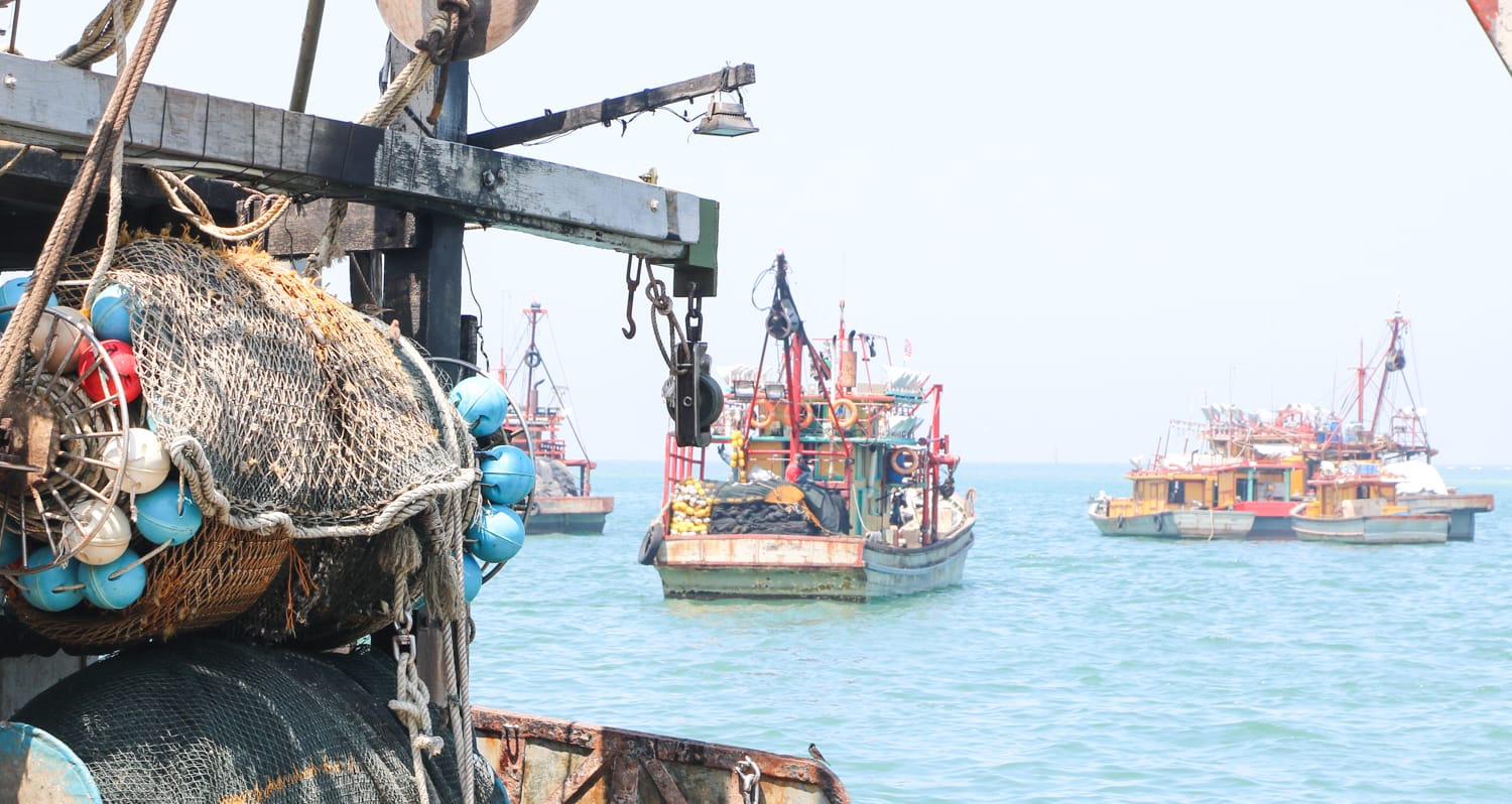 Geisternetz: Fischerboote