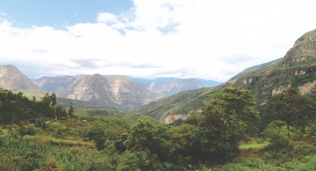 Umgebung zum Gocta Wasserfall in Peru Umgebung zum Gocta Wasserfall in Peru