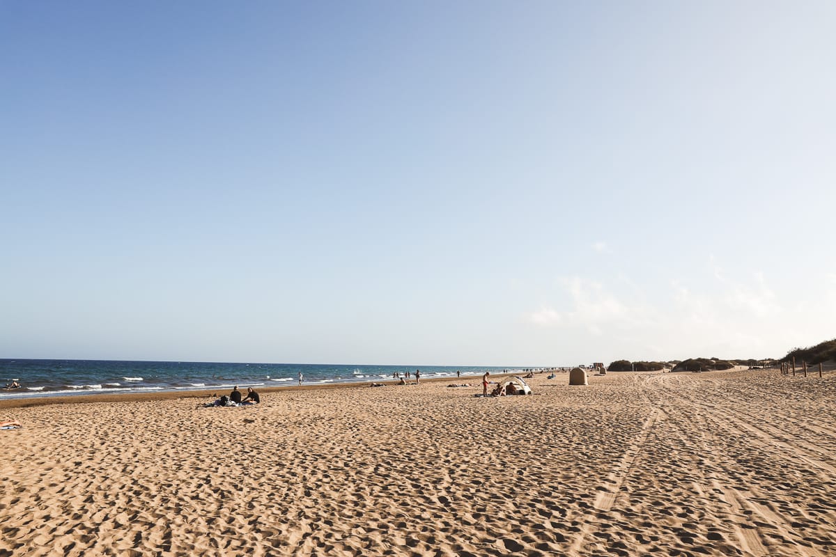 Gran Canaria Sehenswürdigkeiten - Playa del Ingles - Strand