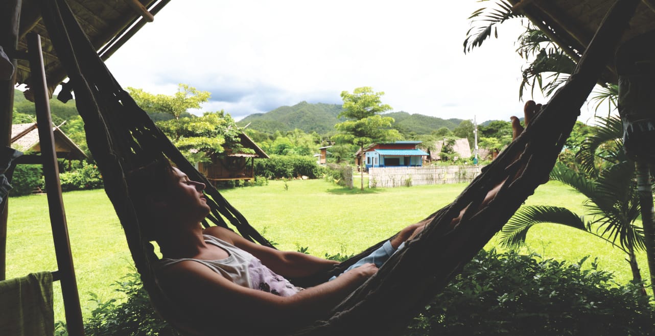 Hängematte am Bungalow in Pai Hängematte am Bungalow in Pai