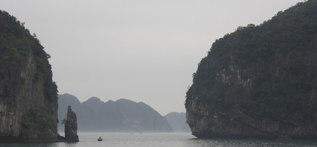 Fischer in der Halong Bucht Fischer in der Halong Bucht