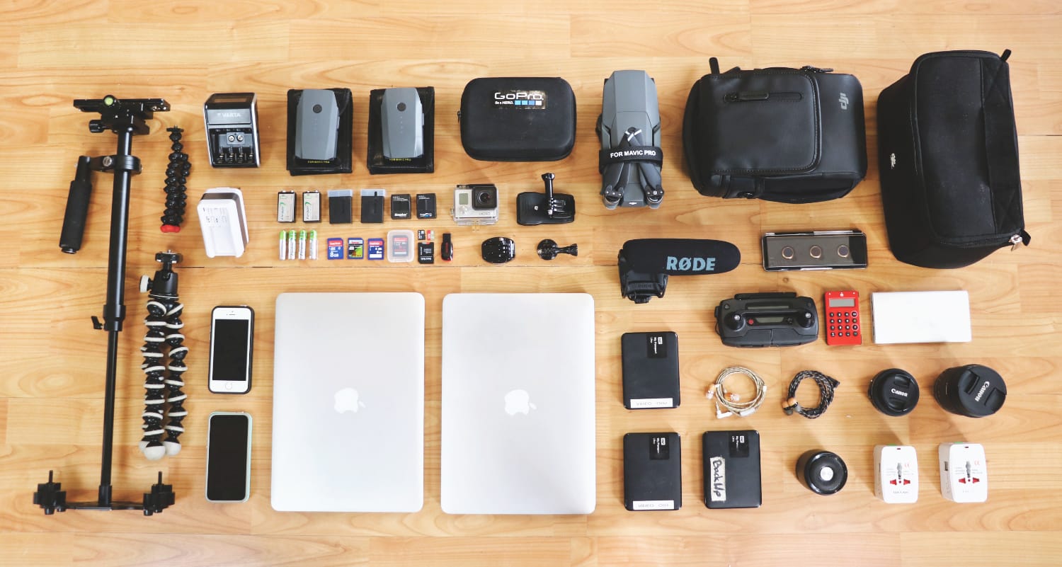 Handgepäck Technik - Packliste