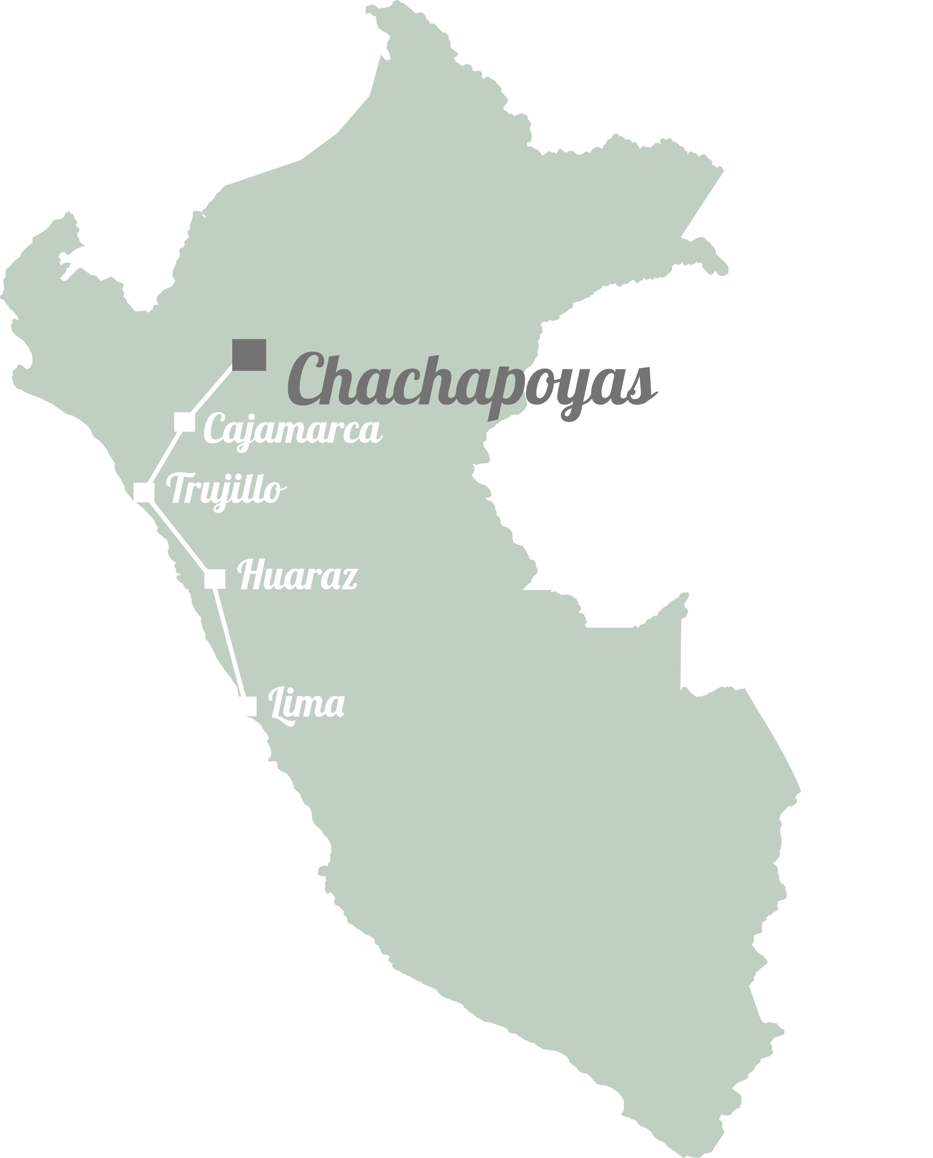 Karte Chachapoyas Karte Chachapoyas