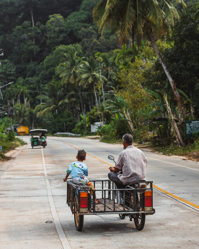 Koh Lanta Thailand - Ostküste Straßen