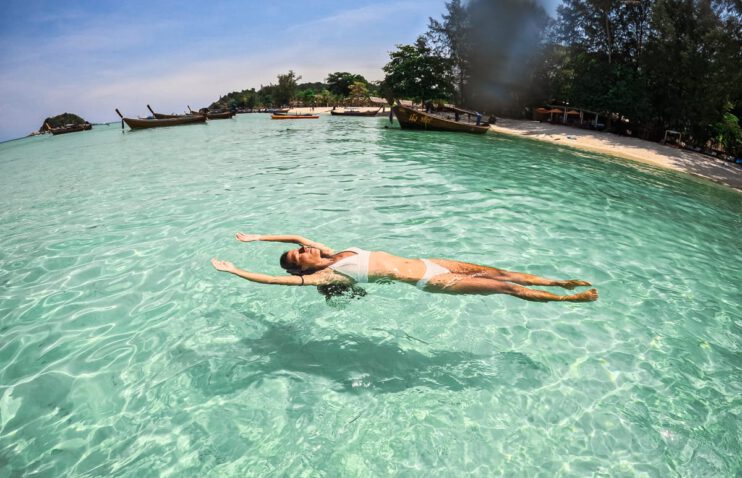 Koh Lipe - Schönste Strände der Insel - Ania im Meer