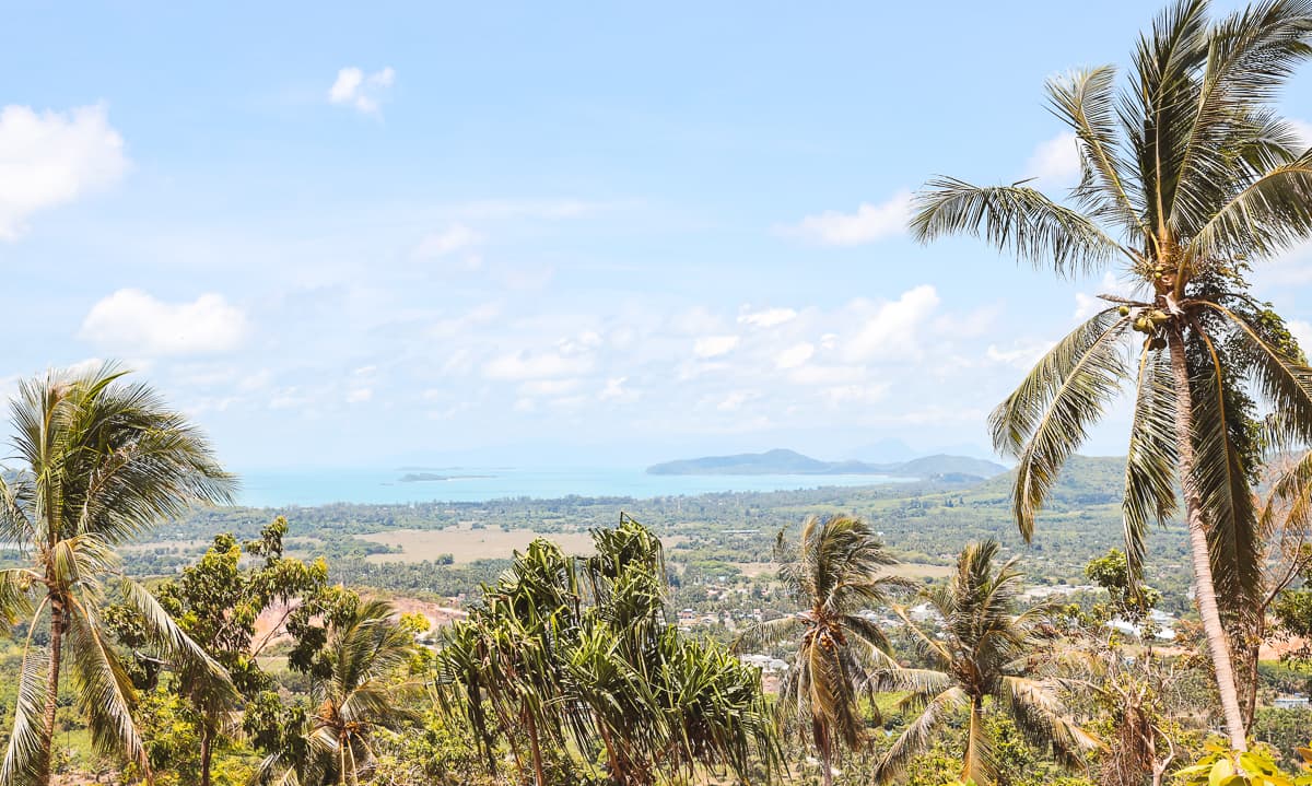 Koh Samui - Reisetipps & Sehenswürdigkeiten - Aussicht auf Berge Koh Samui - Reisetipps & Sehenswürdigkeiten - Aussicht auf Berge