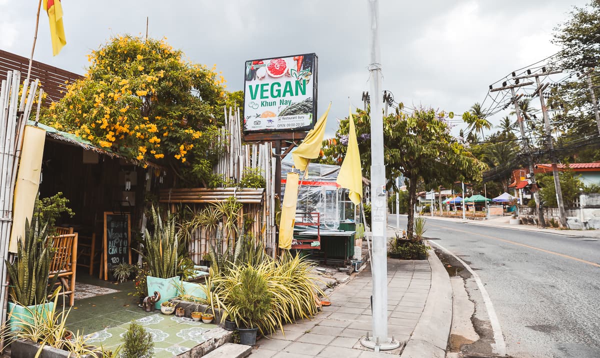 Koh Samui • Vegane Restaurants & Cafes • Vegan Khun Nay