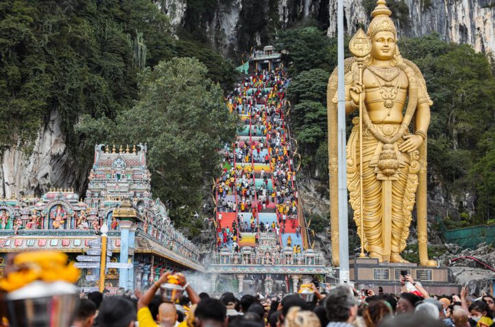 Kuala Lumpur - Sehenswürdigkeiten - Batu Caves bei Thaipusam