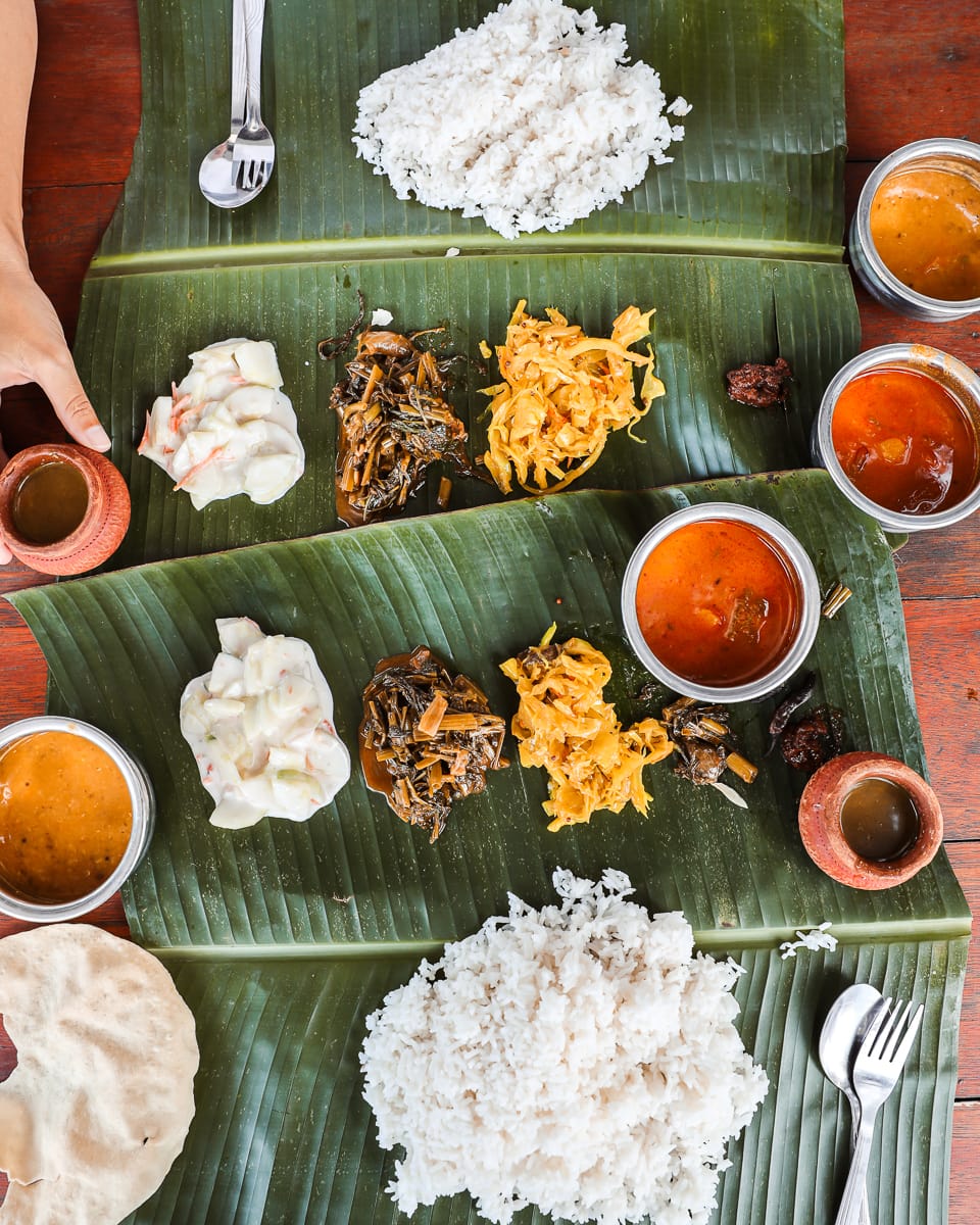 Malaysia Essen - Raos Banana Leaf
