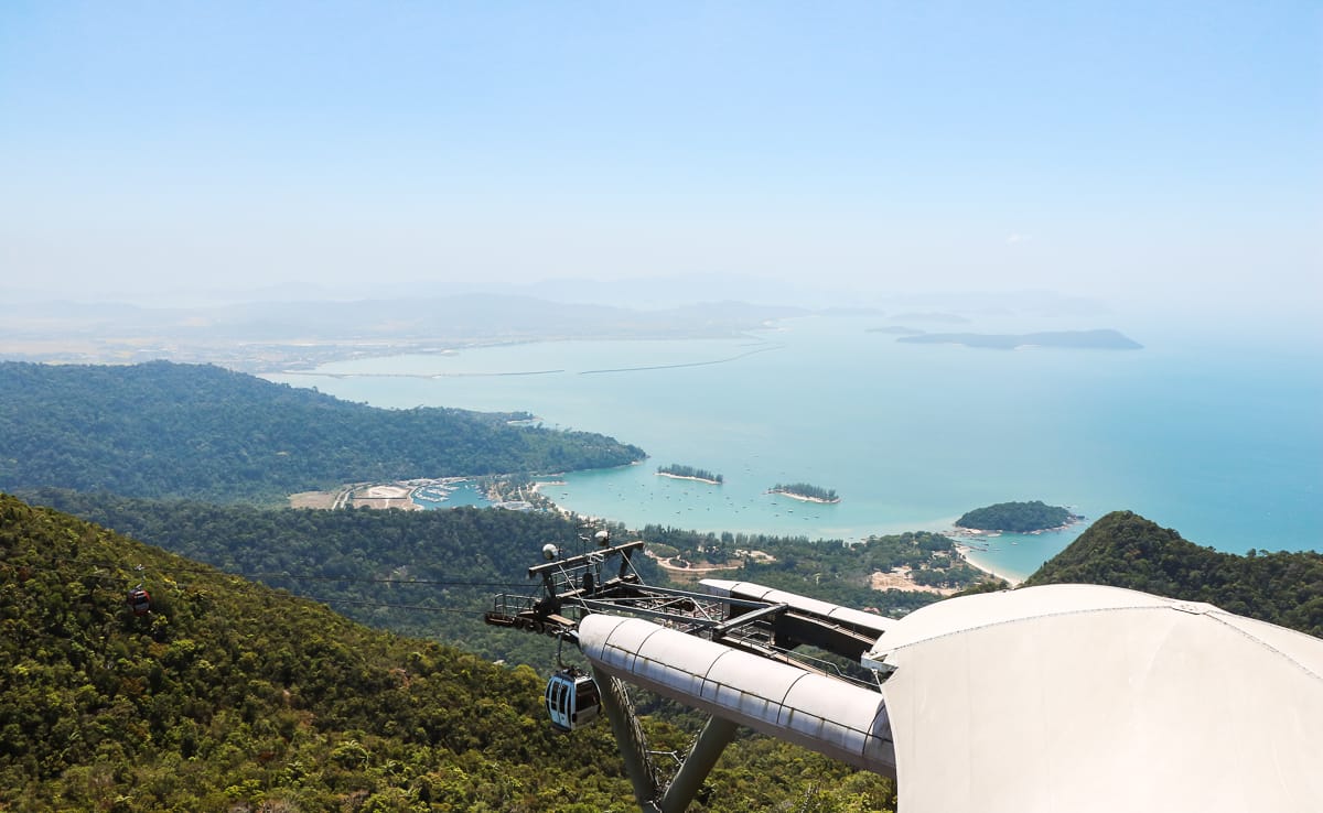Langkawi - Sehenswürdigkeiten - Sky Bridge Ausblick