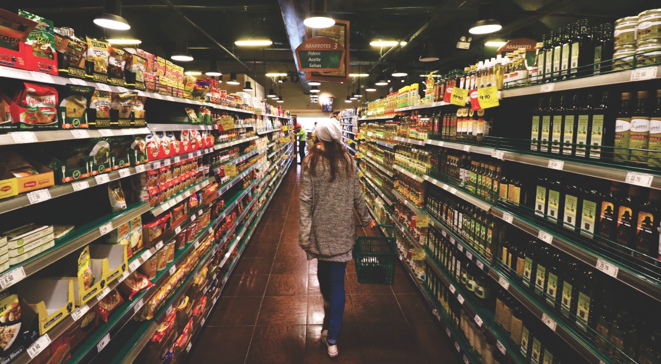 Supermarkt in Lima Supermarkt in Lima