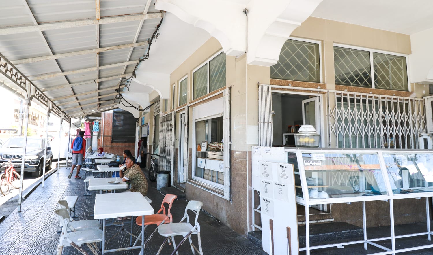 Mahebourg: bester Roti Imbiss