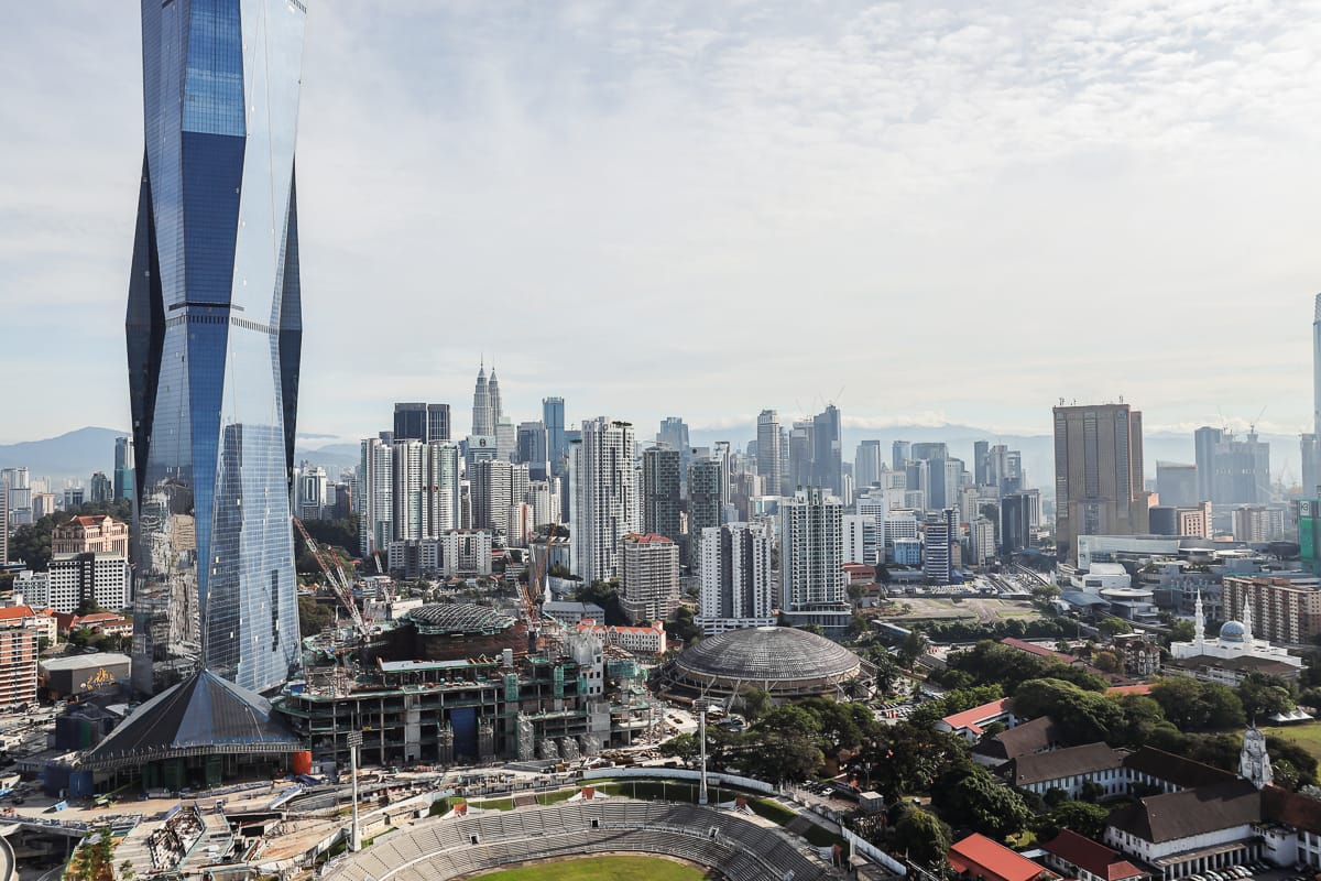 Malaysia - Unterkunft/Hotel - Opus - Aussicht Stadt