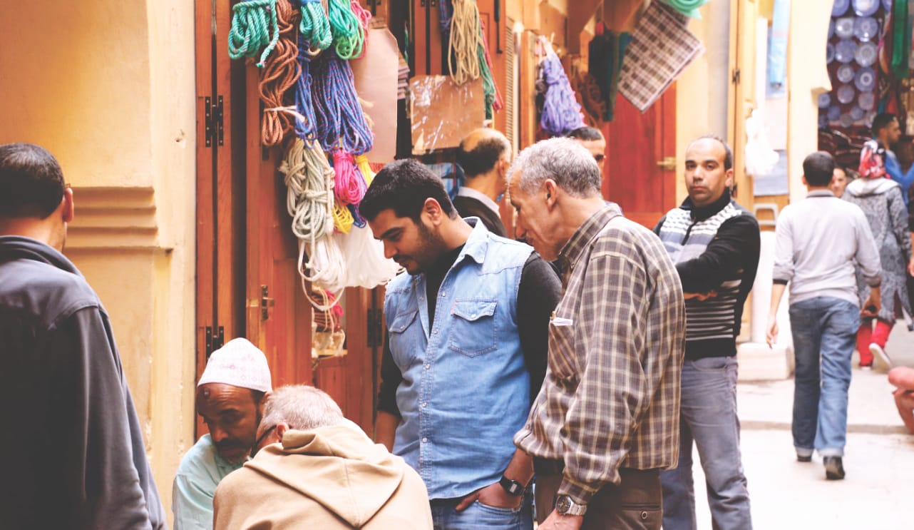 Medina in Fes - Männertreff