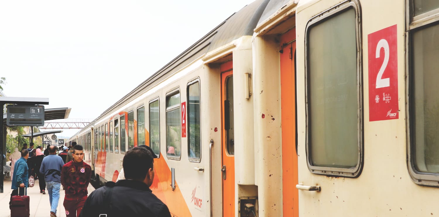 Marokko Fortbewegung - Zug Marokko Fortbewegung - Zug