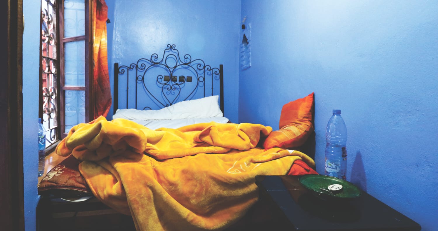 Marokko Unterkunft - Hostel Mauritania - Chefchaouen
