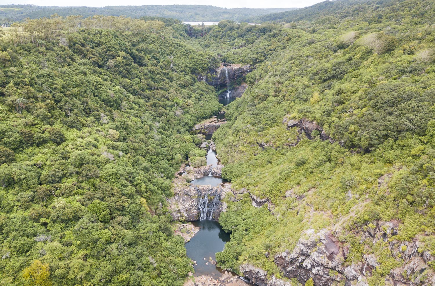 Mauritius Sehenswürdigkeiten & Reisetipps: Seven Cascades Wasserfall